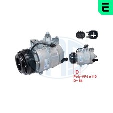ERA Kompressor Klimaanlage 670197 12V für FORD MONDEO 5 CD CE Turnier CF GALAXY