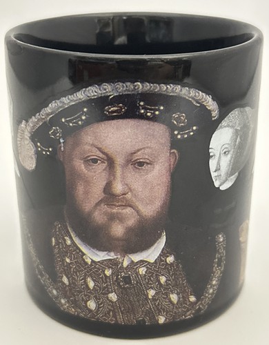 Henry VIII Disappearing Wives Coffee Mug Unemployed Philosopher’s Guild - Picture 2 of 8
