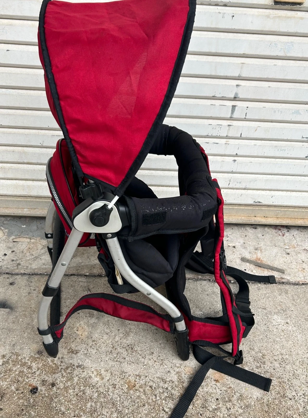 Chicco Smart Support Backpack Carrier for Toddlers and Babies Red