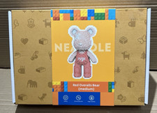 Neacole Bear Red Overalls Bear Mini Building Blocks - Brand New Sealed In Box