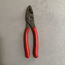 Snap-On Tools USA 47CF 8” Long RED Talon Comfort Grip Slip Joint Pliers