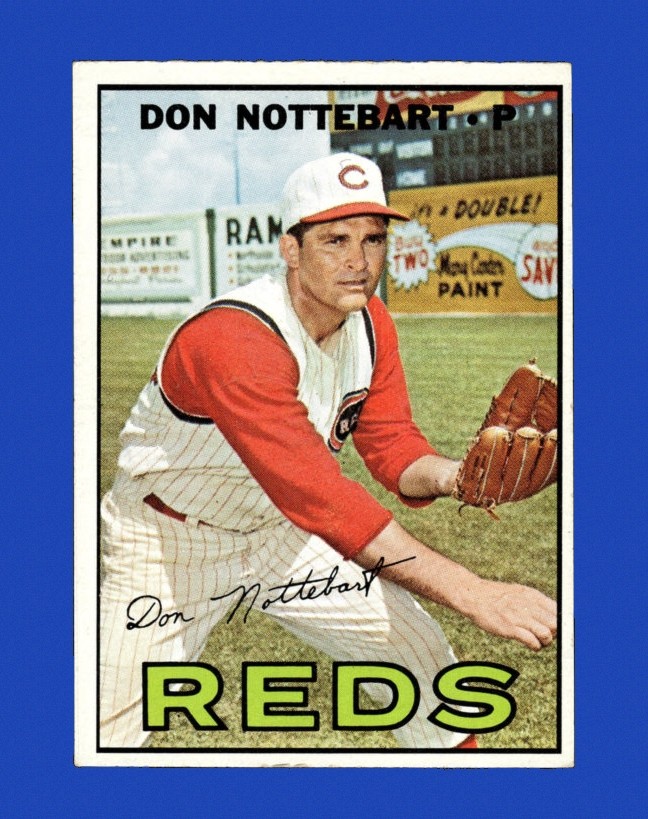 1967 Topps Set-Break #269 Don Nottebart EX-EXMINT *GMCARDS*