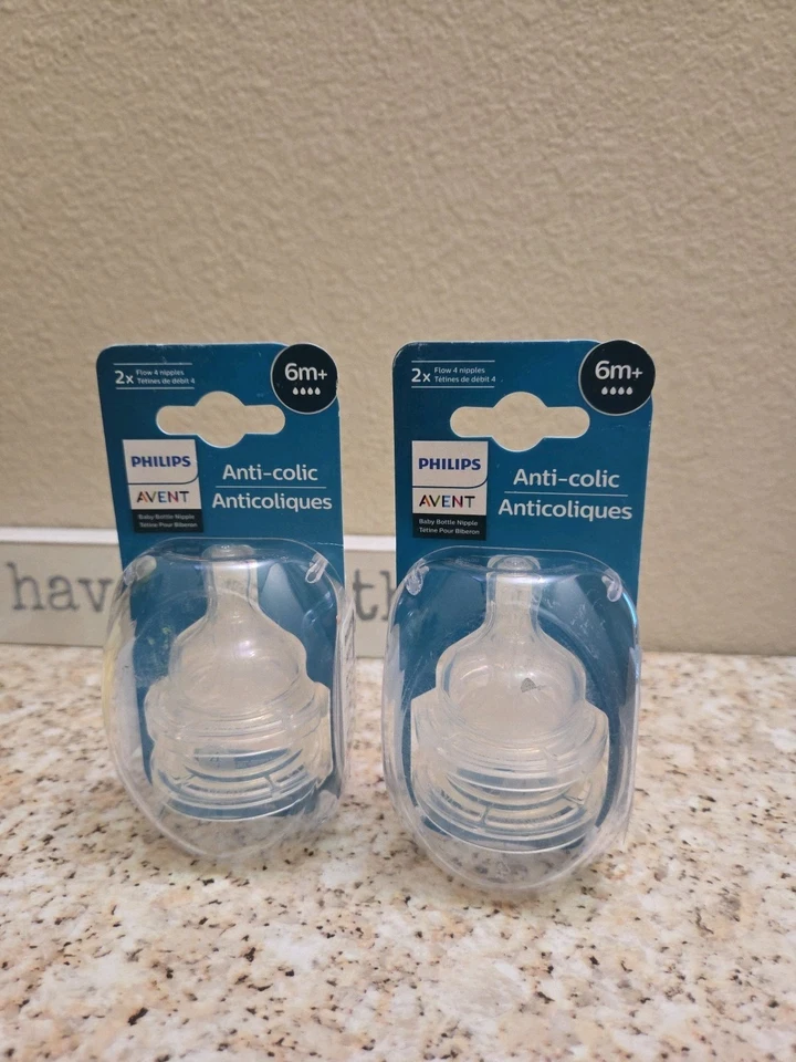 4 peças mamilos Avent anticólica 6m+ ..... (lote de 2) - Imagem 3 de 4