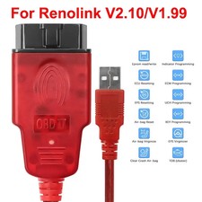 Cavo OBD2 V2.10 per Renault Renolink V1.99 ECU Programmatore Chiave Codifica Auto Tools