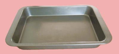 Backform Backblech - Edelstahl, sehr stabil, schwarz ''Silvercrest'' -29*42*5,5cm