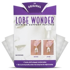 Ear Lobe Support Patch - 360 Patches - Clear  Latex-Free