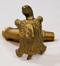 Vintage New Faucet Brass Garden Tap Water Turtle Spigot Home Outdoor Decor Yard