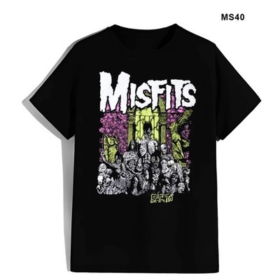 Vintage Misfits Earth Punk Rock  Unisex S-5XL Shirt AA51