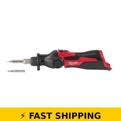 Milwaukee M12 Soldering Iron - Fast Heat Up, Tool-Free Tips