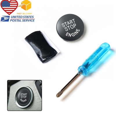 #ad For BMW X1 E84 2010 2015 Black Start Stop Engine Button Switch Cover Anti Skid $7.99