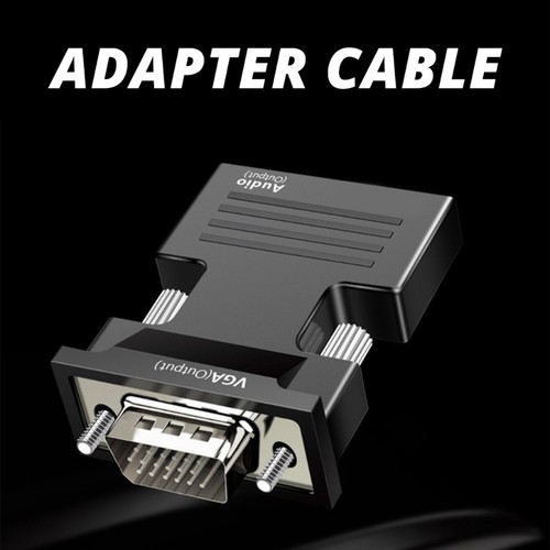 HDTV To VGA Adapter Converters Sound Output For Laptop PC Monitors Projectors - Photo 2/8
