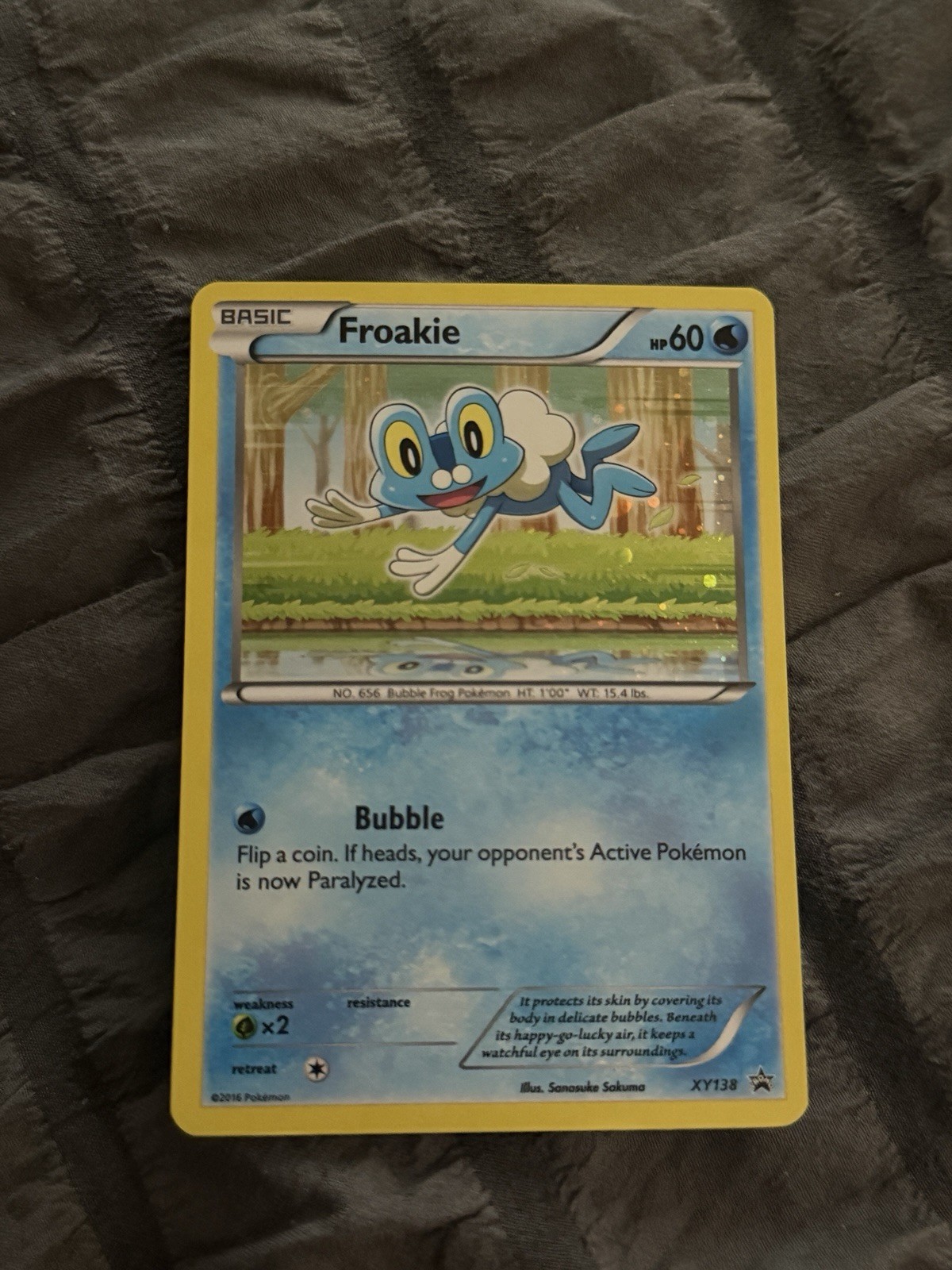 [MP] Froakie XY138 Pokemon XY Promo Cosmos Holo