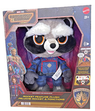 10  Rocket Raccoon Talking Plush Guardians Of The Galaxy Marvel NEW 3 