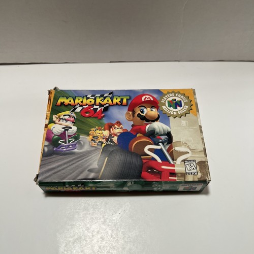 Mario Kart 64 Nintendo 64 N64 Completo en Caja CIB Jugadores Elección