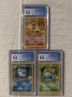Pokemon Celebrations Base Charizard Blastoise Venusaur PSA CGC 10 GEM Mint Set