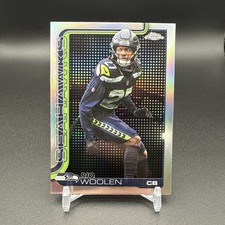 2025 TOPPS CHROME - LIGHTBOARD LOGO RIQ WOOLEN #278 SP SEAHAWKS SP