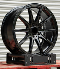 Black Mercedes C E S Class x4 19" Brabus 337 Style Alloy Wheels Amg 8.5J/9.5J