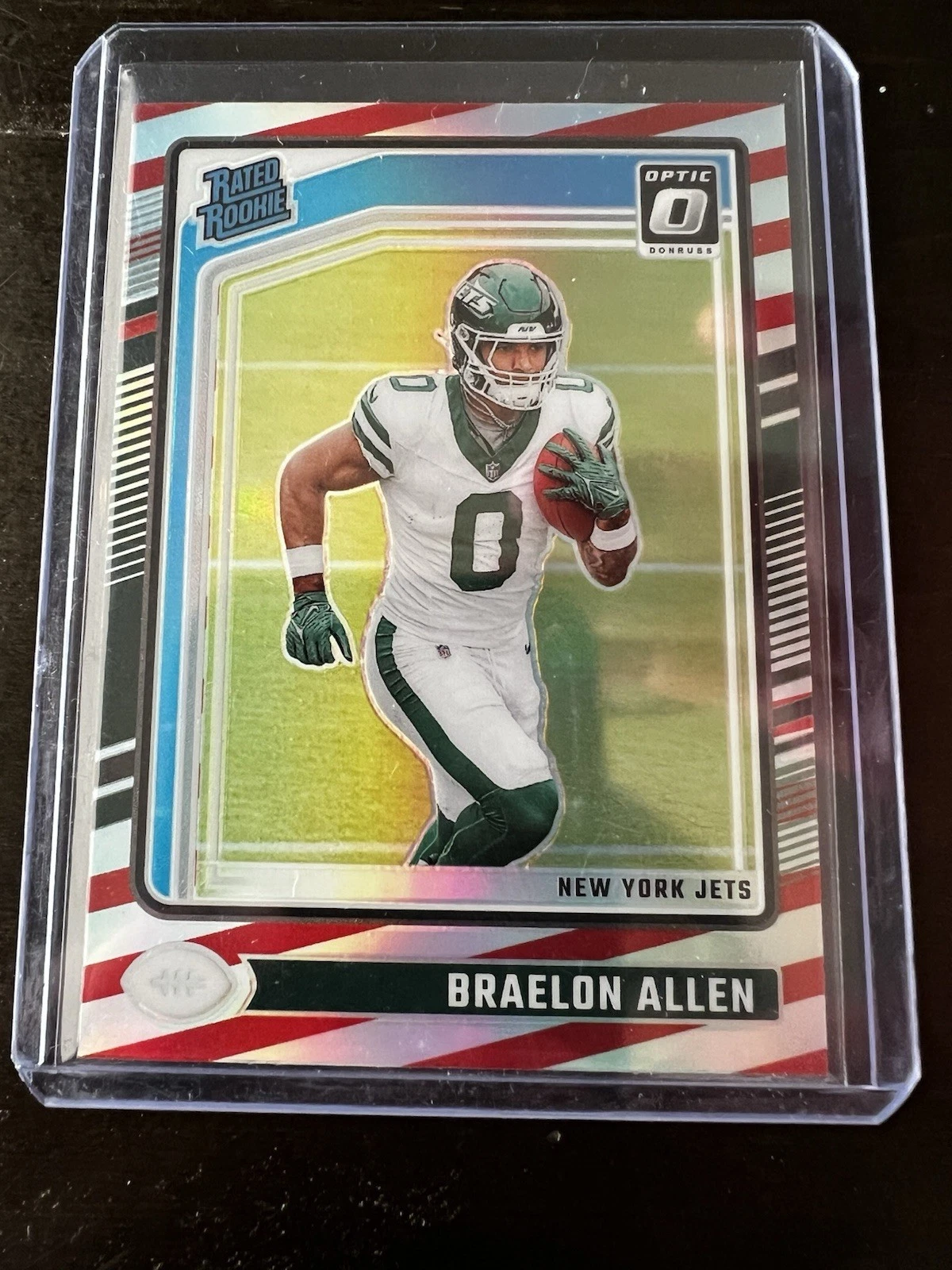 2024 Donruss Optic Braelon Allen Freedom SSP Rated Rookie #211 New York Jets