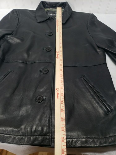 Alder Collection Real New Zealand Lambskin Black Leather Jacket Womens Size- L - Picture 3 of 13
