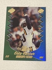 1999 Collector's Edge Odyssey #EZ9 Cris Carter End Zone **Error Double Stamped**