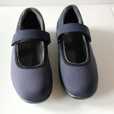 Orthofeet Springfield 826 Womens Navy Blue Mary Jane Shoes 10.5W Comfort Support
