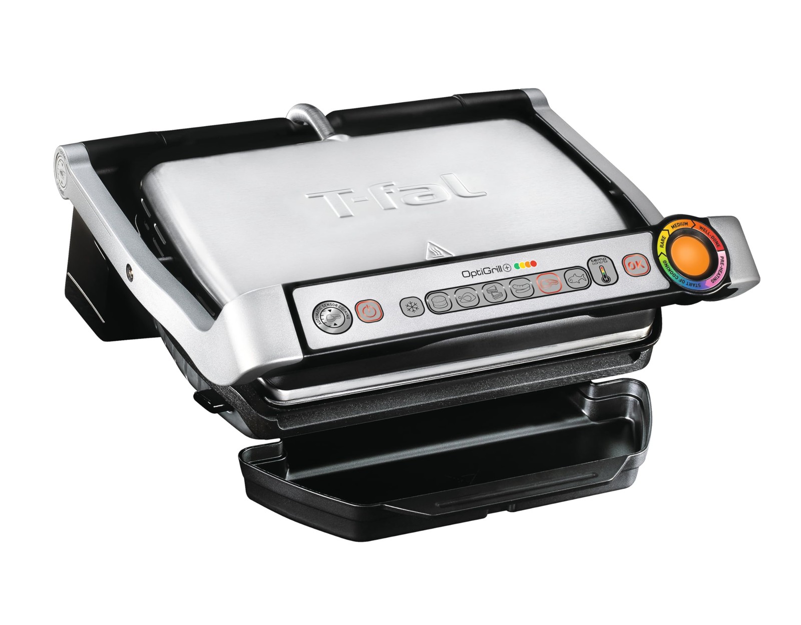 T fal OptiGrill XL Electric Indoor Grill Smart Sensor Techno