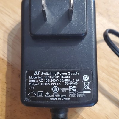 BI Switching Power Supply model BI10-090100-AdU 9V 1A Fast Free Shipping 
