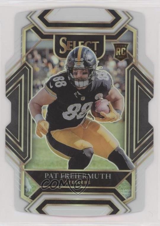 2021 Select Club Level White Prizm Die-Cut 48/99 Pat Freiermuth Rookie RC rf2