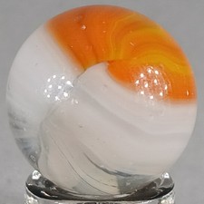 Vintage Vitro Bullseye Marble .64 Inches Near-Mint Condition Combined Shipping