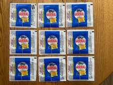 LOT OF (9) 1983 TOPPS BASEBALL WAX PACK WRAPPERS - 3 VARIATIONS