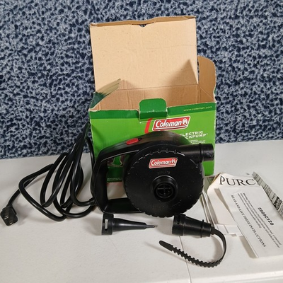 #ad Coleman Quick Pump w Cord And Attachments 120V Model 5999C120 $19.99
