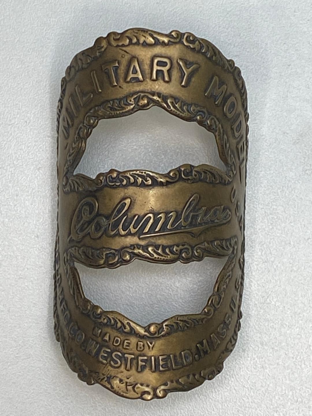 Head Badge Tag Plate Bronze