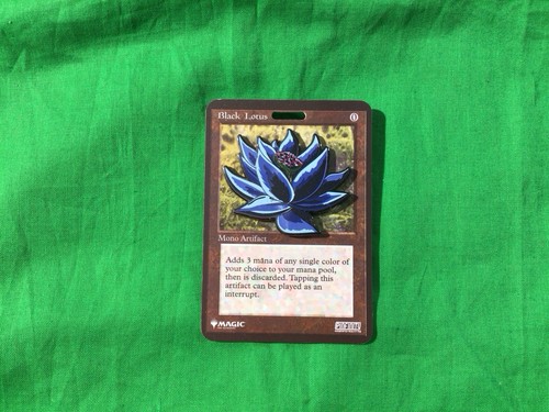 MTG Magic The Gathering Black Lotus Pinfinity Pin Collector Edition