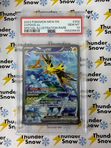 Zapdos ex #202 Scarlet & Violet 151 SIR 2023 Pokemon PSA 10