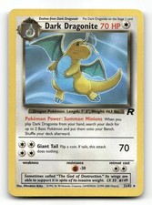 Dark Dragonite 22/82 Unlimited - Team Rocket - Pokemon Card LP