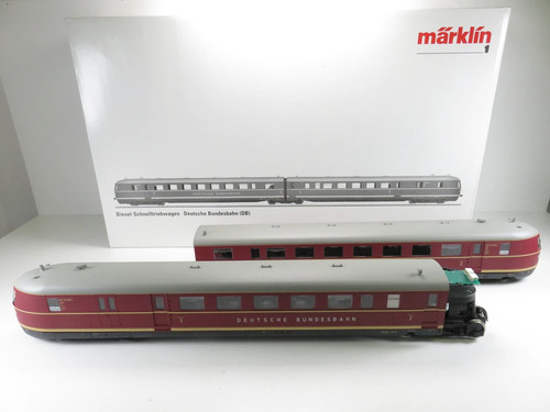 (1HOL289) Märklin 55138 Diesel Motor Rápido DB, mfx, Sound 1 DC, EMBALAJE ORIGINAL | Zustand: Gebraucht