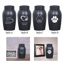 Stainless Steel Pet Urns Pet Hair Storage Jar Storage Container Memorial Ash