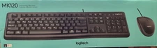 Logitech MK120 (920-002565) Wired Keyboard and Mouse Combo
