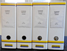 Original New Holland Cr9090 Combine Service Repair Manual Set Minty