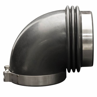 Spectre for Flex Coupler Elbow 4in. ID / ID 90 Degree - Black