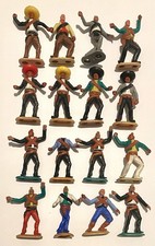 Vintage TIMPO Mexican Bandits Job Lot x 16 Standing Figures Rare