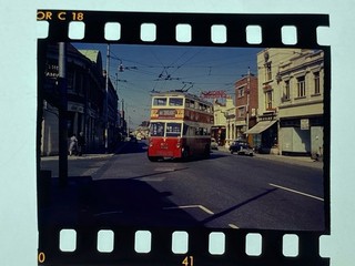 Huddersfield Trolley Bus Reg. RV 9125 35mm Negative 18B 20M