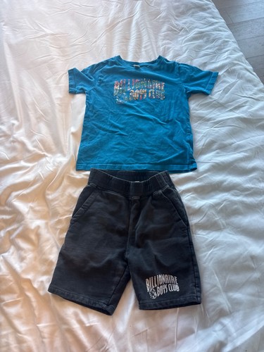 billionaire boys club kids size 7/8 shorts and shirt