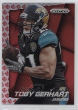 2014 Panini Prizm NFL Shield Logo Prizm 30/75 Toby Gerhart #124 Shield a2f