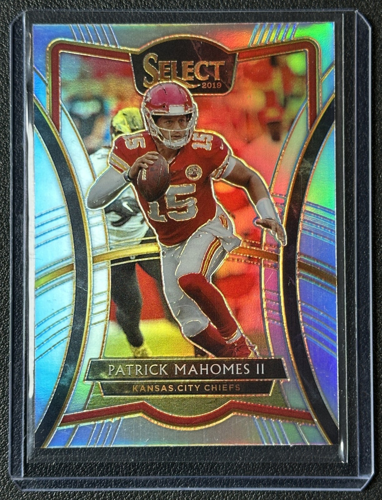PATRICK MAHOMES II 2019 PANINI SELECT #129 SILVER PRIZM PREMIER LEVEL CHIEFS