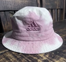 Adidas Trefoil Unisex Color Wash Bucket Hat White/Pink OSFM