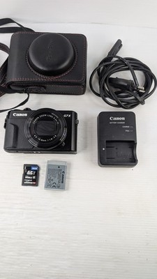 Canon PowerShot G7 X Mark II Compact Camera 20.1MP f/1.8 Wi-Fi Black