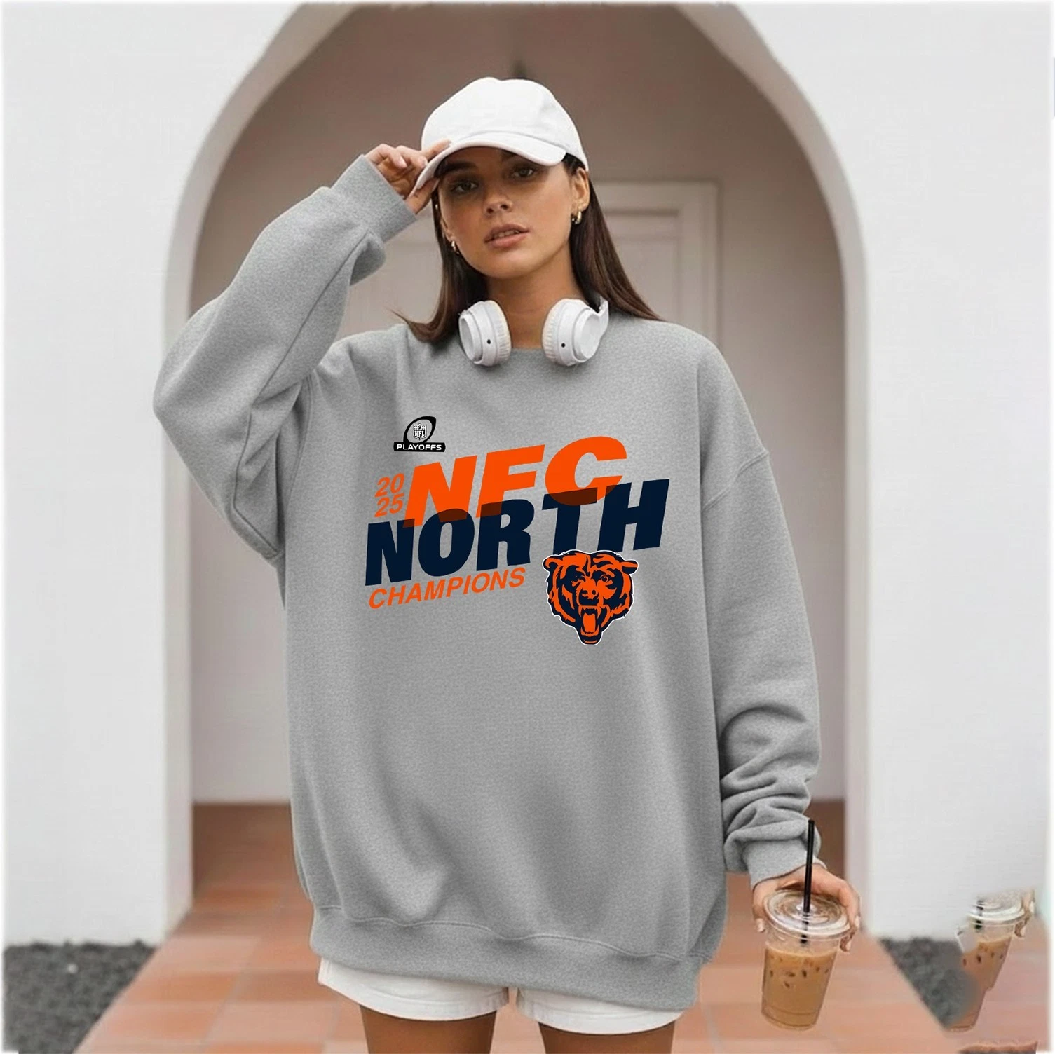 Chicago Bears 2025 NFC North Division Champions Sweatshirt
