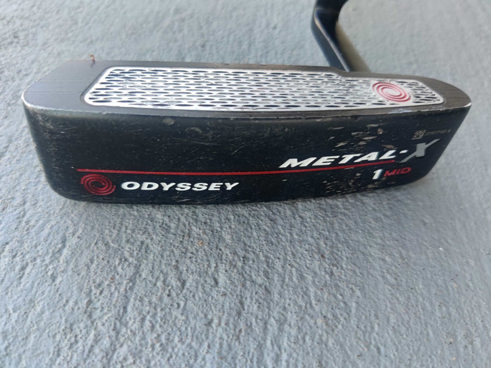 Odyssey Metal-X #1 Mid Putter SuperStroke Grip Steel Shaft R