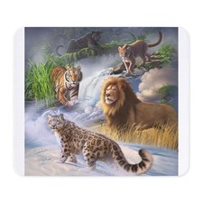 CafePress Big Cats Non-slip Rubber Mousepad, Gaming Mouse Pad 1023065527 